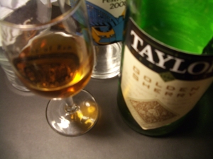 A Glass of Taylor Sherry